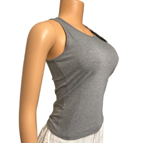 Cat & Jack Girls Tank Top Gray sleevless size S 6/7 New with Tags - Picture 2 of 12
